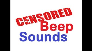 Censor Beep bleep Sound Effects with drawing [upl. by Schreck780]