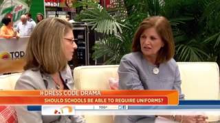 School Uniform Debate Today Show [upl. by Merrick]