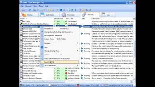 Manage Windows services with AnVir Task Manager [upl. by Aretina]