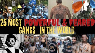 The 25 Most FEARED Gangs On The Planet Revealed [upl. by Hewie337]