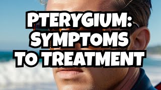 Pterygium surfers eye causes symptoms pathology complications treatment [upl. by Ymmit]