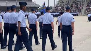 Airman graduation ceremony at Lackland AFB Pass in review [upl. by Anirod]