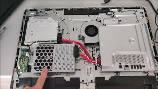 Comment ouvrir démonter un HP Allinone PC22 222122nf How to open an HP Allinone PC22 222122nf [upl. by Mchale]