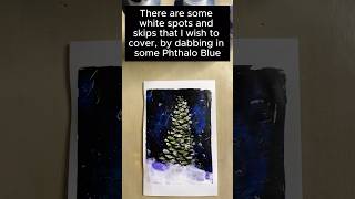 Gelli Print Pine Cone Christmas Tree gelliplateprinting gelplateprinting christmastree art [upl. by Erdnuaed67]