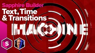 Text Time and Transitions Boris FX Sapphire [upl. by Roti]