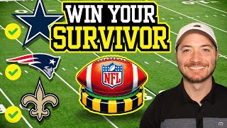 Win Your NFL Survivor Pool  Strategies Tools and Contests 2024 [upl. by Megdal]