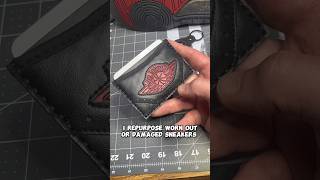 Upcycled Jordan 2 Wallet amp AirTag Case♻️💯 sneakerhead sneakers jordans upcycle [upl. by Ursal582]