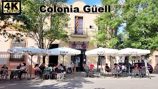 Barcelona Walking Tour  Colonia Güell 2024 Catalonia Spain 4K 60ftps [upl. by Ramedlaw422]