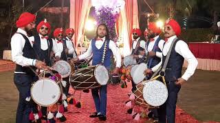 Deep new star Punjabi dhol group marriage Panipat [upl. by Eelrebma531]