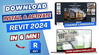 Download Install and Activate Revit 2024 for free l Step by step Tutorial l Explore New Features [upl. by Echikson]