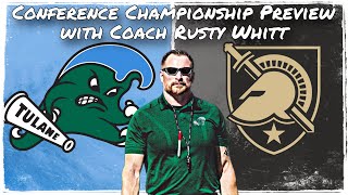 Championship Game Preview with TU FB SampC Director Rusty Whitt [upl. by Yesnek]