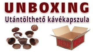 UNBOXING  Utántölthető Krups kávékapszula [upl. by Htebazileharas505]