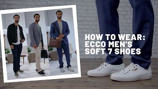 How to Wear  ECCO Mens Soft 7 Shoes [upl. by Nicoline]