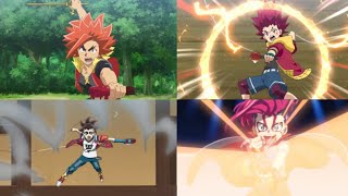 All Launch Styles Of Bladers In Beyblade Burst QuadStrike [upl. by Lowenstern481]