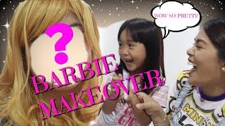 BARBIE DOLL MAKEUP TRANSFORMATION [upl. by Sylirama151]