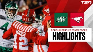 CFL WEEK 19 STAMPEDERS VS ROUGHRIDERS [upl. by Brittne]