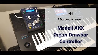 Medeli AKX 10  Real Organ Drawbar Controller English [upl. by Nafets]