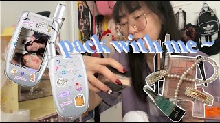 PACK WITH ME FOR JAPAN✈️  getting my nails done makeup amp skincare travelling essentials [upl. by Bertram]