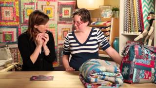 Meet A Modern Quilter featuring Emily Lang and her modern miniature quilts [upl. by Ennaear]