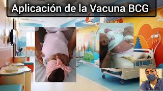 Aplicación de la Vacuna BCG  Inyección Intradermica [upl. by Ladonna]