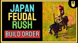 Aoe4 Japanese Build Order [upl. by Gnav]