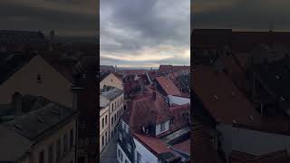 View kota Bamberg dari Rosengarten di Neueresidenz Herbst Domplatz Bayern deutschland Jerman [upl. by Calloway]