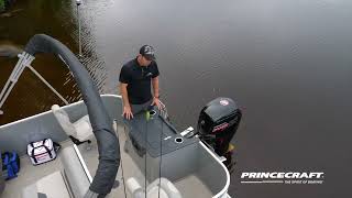 Princecraft  Sportfisher 212RS Walkaround 2024 Fishing pontoon [upl. by Dietz]