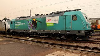 Werbelok Alstom Traxx 188 066 von CFL Cargo in Dillingen [upl. by Skinner408]