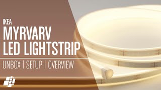 Ikea Myrvarv Light Strip  Solid Lighting on a Budget [upl. by Bronwen]