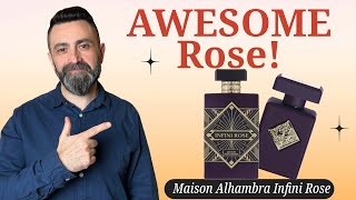 An AWESOME Rose Fragrance From Maison Alhambra the Infini Rose  A Great Initio Atomic Rose Clone [upl. by Ayalat]