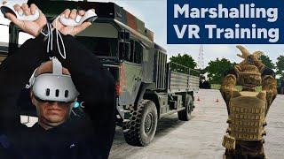 Military Marshalling VR Training  Quest 3 and Pico 4 [upl. by Nats]