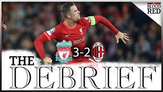 The Debrief LIVE Liverpool 32 AC Milan  Jordan Henderson Secures Champions League Win [upl. by Aihsel]