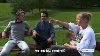 Ylvis speaking Dutchish [upl. by Shelia]