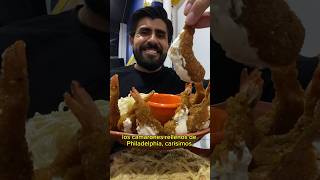 Mariscos rellenos con pasta gigante 😒carísimo Sabor bien shortvideo shorts foodie foodies cdmx [upl. by Valli]