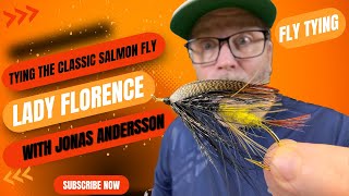 Fly tying  Tying the classic salmon fly Lady Florence with Jonas Andersson [upl. by Ellehs]