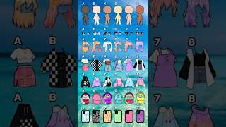 ABCD78 💞🫰 Cute Look Choose your favourite look tocalife tocaboca tocalifeworld avatarworld [upl. by Settera]