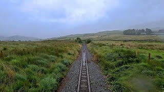 Drivers Eye View  Welsh Highland Railway Rheilffordd Eryri  Porthmadog to Caernarfon [upl. by Kenn]