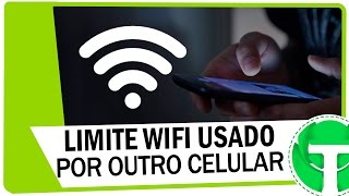 Como limitar o WiFi usada por outros celulares [upl. by Dosi369]