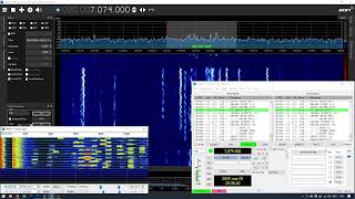 FT8 7074KHz Received amp Decoded at Sofia Bulgaria [upl. by Dorn]