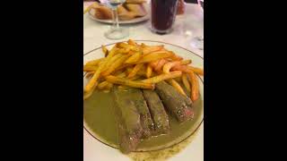 RELAIS DE L ENTRECOTE UN RESTAURANTE DE LUJO paris entrecote parati shorts viralvideo carne [upl. by Atsilac]