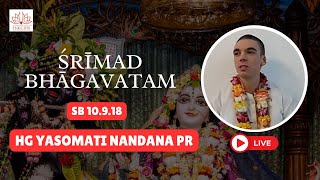 ISKCON Paris  RadhaParisisvara Mandir Hg Yasomati Nandana prabhu Sb 10918 [upl. by Latrell]