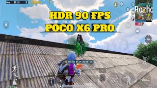 TEST HDR 90 FPS POCO X6 PRO [upl. by Rotceh770]