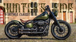 Thunderbike Hunter´s Ride  customized HarleyDavidson Heritage Softail FLHCS [upl. by Ferrel]