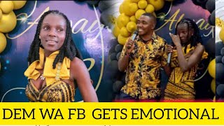 DEM WA FACEBOOK EMOTIONAL MESSAGE TO HER FOLLOWERS ON HER BIRTHDAY  DEM WA FACEBOOK [upl. by Refotsirc237]