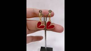 Fashion heart earring [upl. by Akenn]