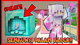 PETAK UMPET  TAPI ATUN PAKAI CHEAT MASUK KEDALAM BLOCK  Feat sapipurba Minecraft [upl. by Wichern]