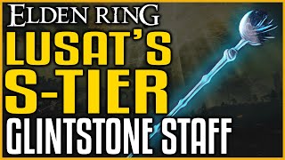 Elden Ring HOW TO GET LUSATS GLINTSTONE STAFF  Best STIER Staff Double Spell [upl. by Stephine]