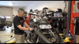 Ski doo 700 Rev mod sled build ep 24 Console carb clutch Mod airbox install PowerModz [upl. by Diena]