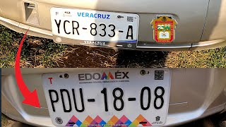 COMO CAMBIAR PLACAS DE OTRA ENTIDAD AL ESTADO DE MÉXICO  TUTORIAL [upl. by Edualcnaej484]