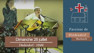 Paroisse de BurbachDiedendorf  Dimanche 28 juillet 2024 [upl. by Garretson]